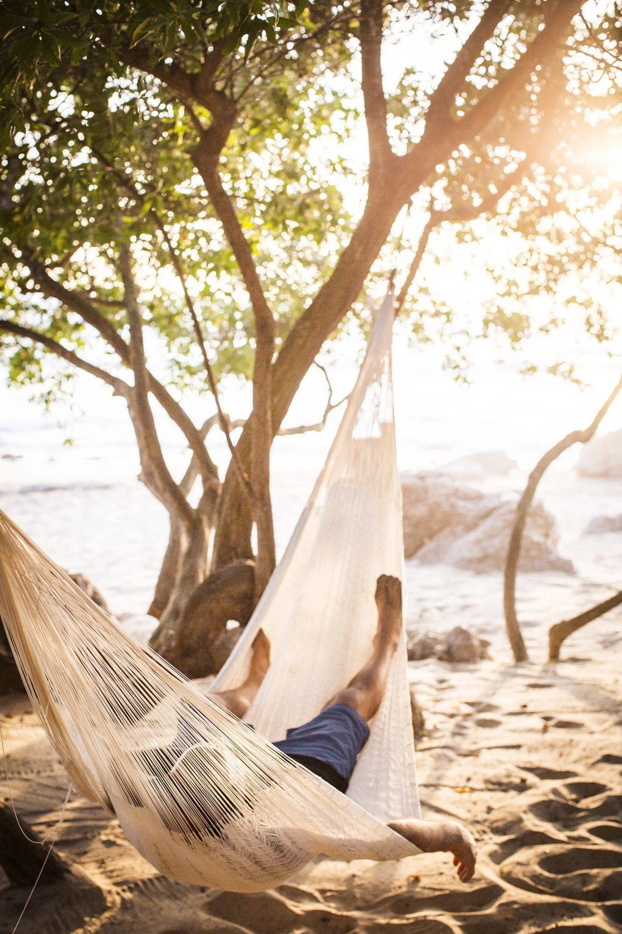Present Moment Retreat relaxing in hammock
